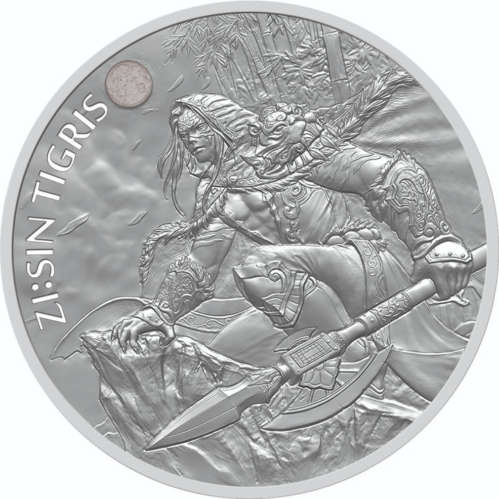 South Korea: ZI:SIN Tigris 1 oz Silver 2022