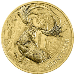 Gold Coin Germania Mint: Megafauna - Giant Deer 1 oz Gold 2026