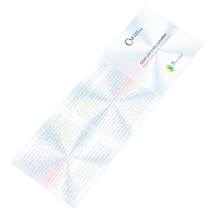 Niue: Leone ceco 1 oncia d'oro 2023 Proof con ologramma