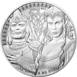 Ezüstérme Lord of the Rings: Aragorn and Arwen Ezüst Ag. 333 10 Euro 2026