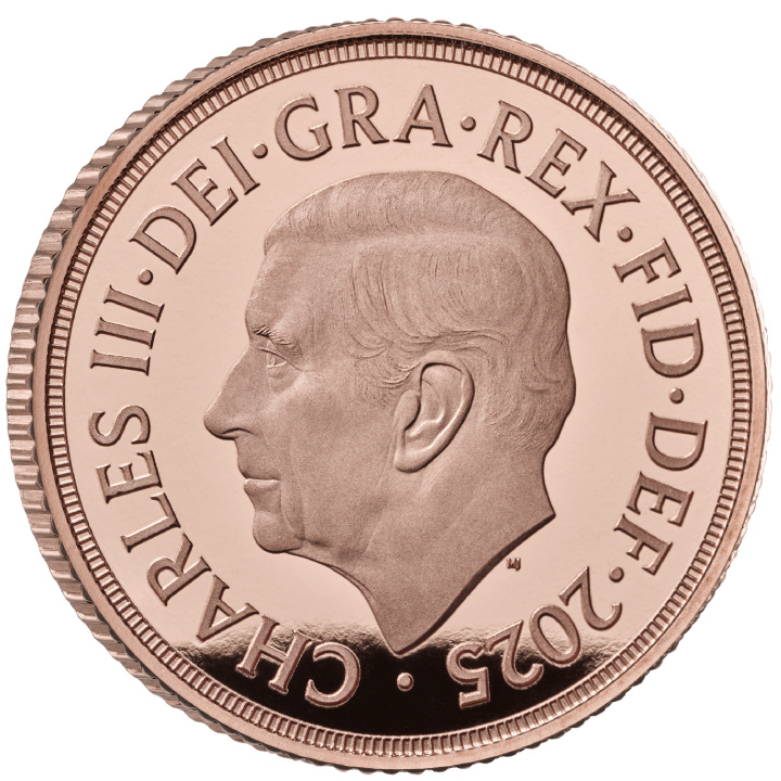 Wielka Brytania: Suweren Zestaw 5 złotych monet 2025 Proof
