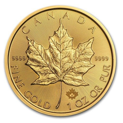 Feuille d'érable canadienne 1 once d'or 2018