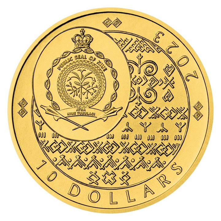 Niue: Slovakia Eagle 1/4 oz Gold 2023