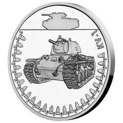 Niue: Armored Vehicles - KV-1 $1 Silver 2023 Proof