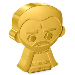 Niue : Star Wars - Chibi « Comte Dooku » plaqué or 1 once d'argent 2023 Proof
