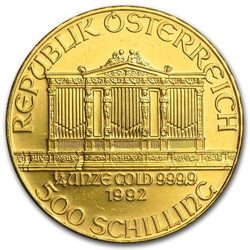 Vienna Philharmonic 1/4 oz Gold 1992