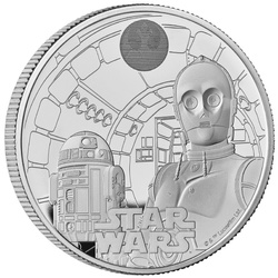 Star Wars: R2-D2 e C-3PO 1 oncia d'argento 2023 Proof