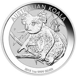 Koala 1 onza Silver 2018