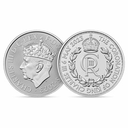 Coronación de Su Majestad el Rey Carlos III 1 oz Plata 2023 (Milkspot)