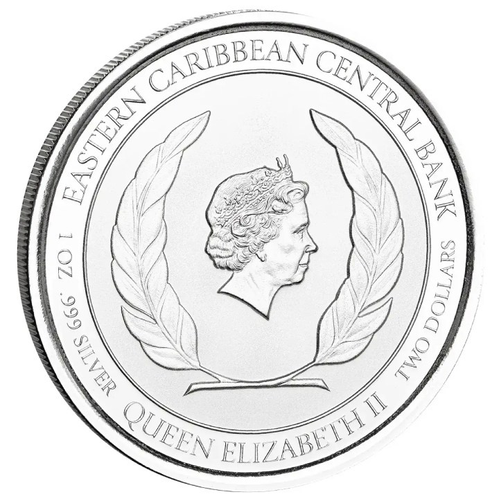 St. Vincent & The Grenadines: War Ship 1 oz Silver 2022