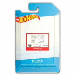 Solomon Islands: Hot Wheels 24/Seven Colorized 1 oz Silver 2025 Proof Shaped Coin