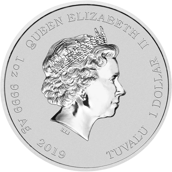 Pièce d’argent Tuvalu Homer Simpson 1 once 2019