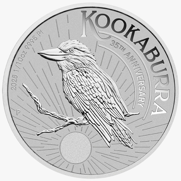 Kookaburra 1/10 Ounce Platinum 2025