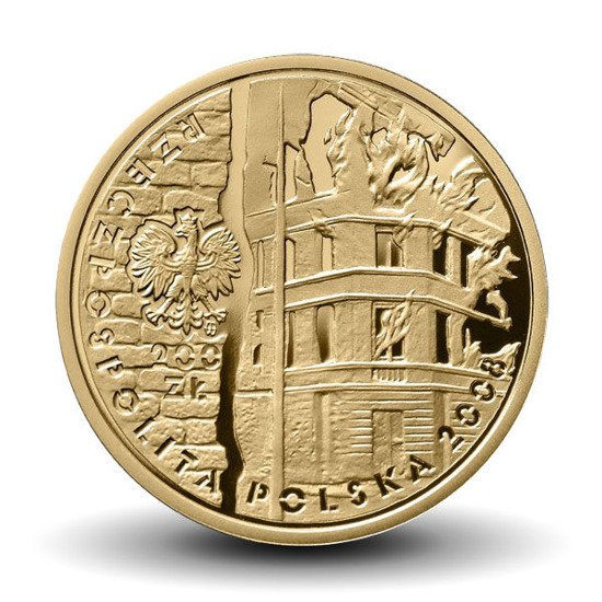 65° anniversario della rivolta nel ghetto di Varsavia 200 zł 2008 Proof