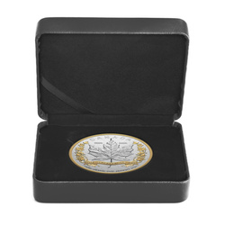 Foglia d'acero canadese - 35° anniversario 5 once d'argento 2023 Proof opaco