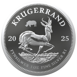 Rhino/Krugerrand Rhino Privy Mark Set 2 oz Silver 2025 Proof