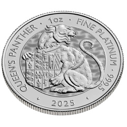 The Royal Tudor Beasts: The Queen's Panther 1 uncja Platyny 2025