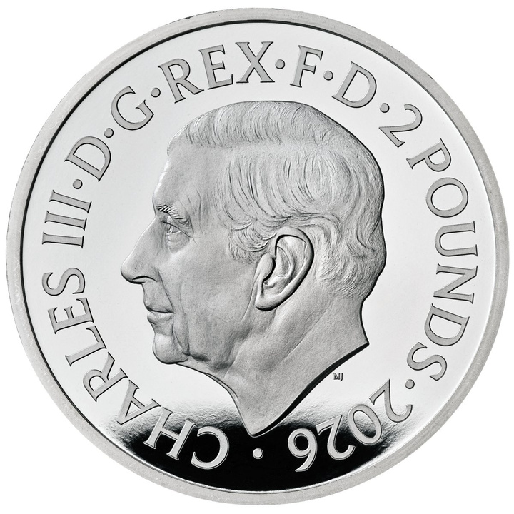 The Royal Tudor Beasts: León de la Reina 1 oz Plata 2026 Proof