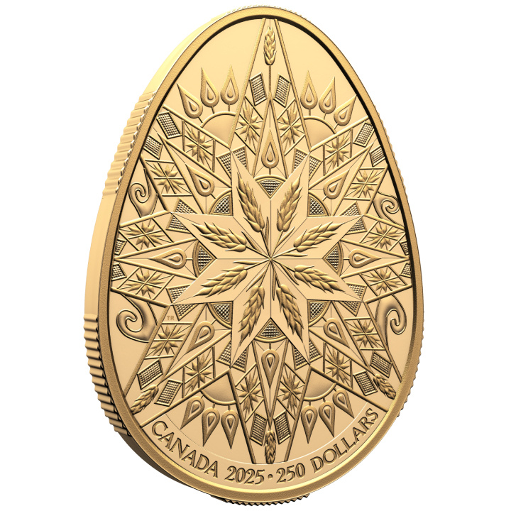 Canada: Pisanka $250 Złoto 2025 Proof