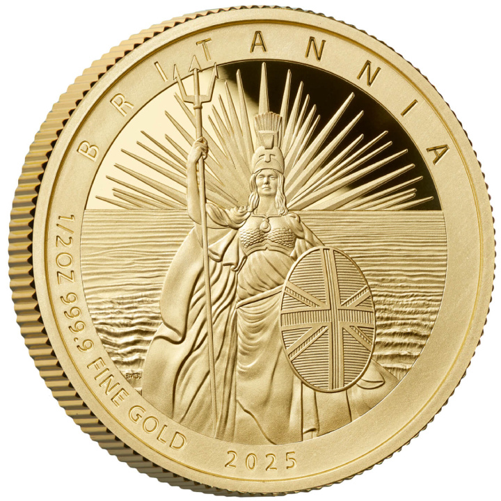 6 darabos Premium Britannia arany 2025 Proof érmék