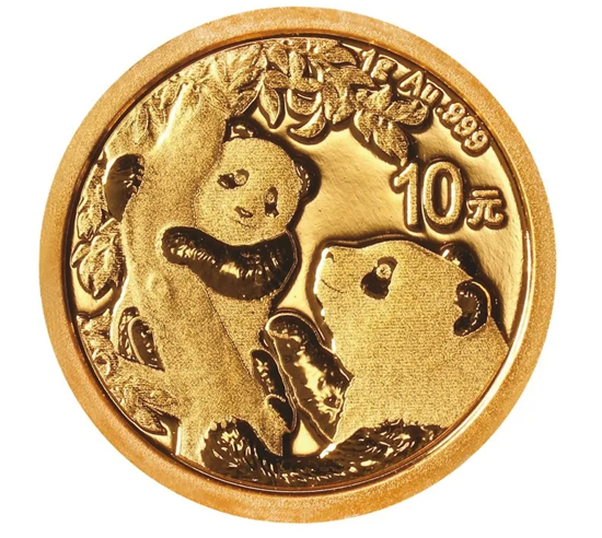 Chinese Panda 1 gram Gold 2021
