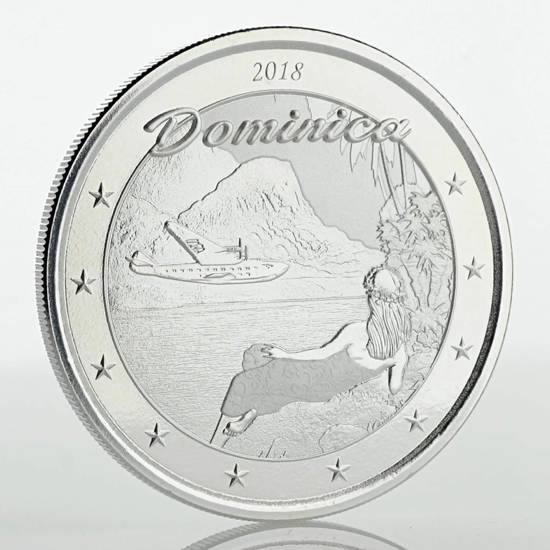 Dominica: La isla de la naturaleza 1 oz Plata 2018