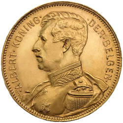 Belgia, 20 Franków Albert I 1909 -1934