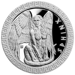 Niue: Mythical Creatures - Sphinx $2 Silber 2022 Proof