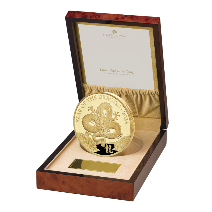Royal Mint Lunar: Rok Smoka 1000 gramów Złota 2024 Proof