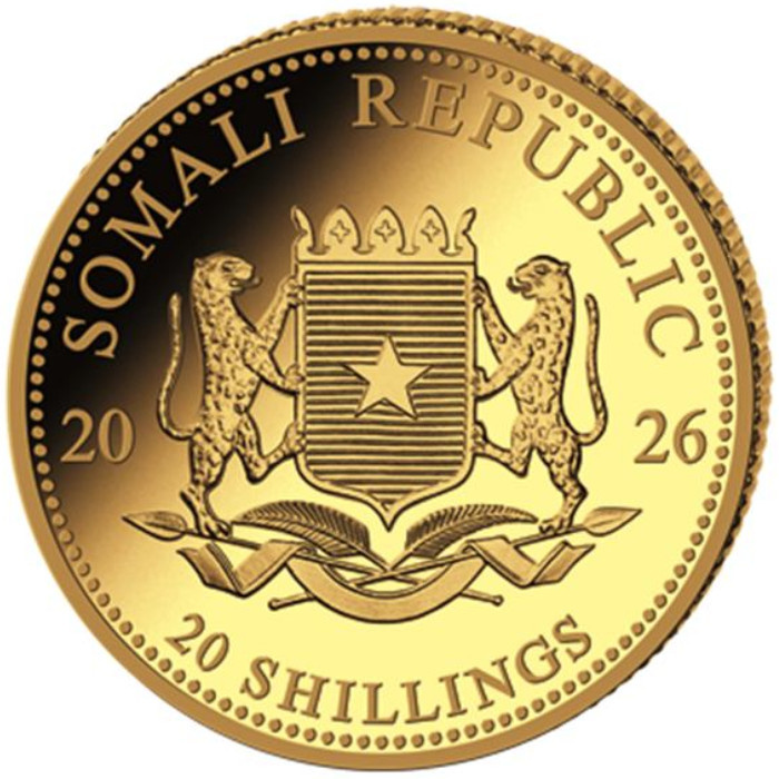 African Wildlife: Leopard 0.5 g Gold Coin 2026 Proof