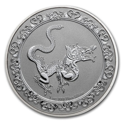 Niue: Celestial Animals - Die Gelbe Schlange 1 oz Silber 2020