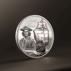Cook Islands: Legends of the Seas – Santa Maria Colorized 1 oz Silver 2026 Proof