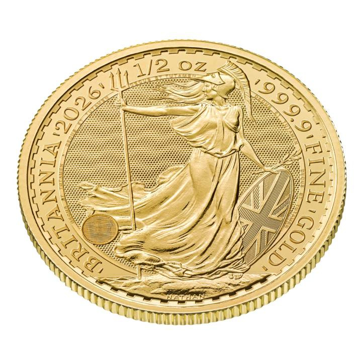 Britannia 1/2 oz Or 2026