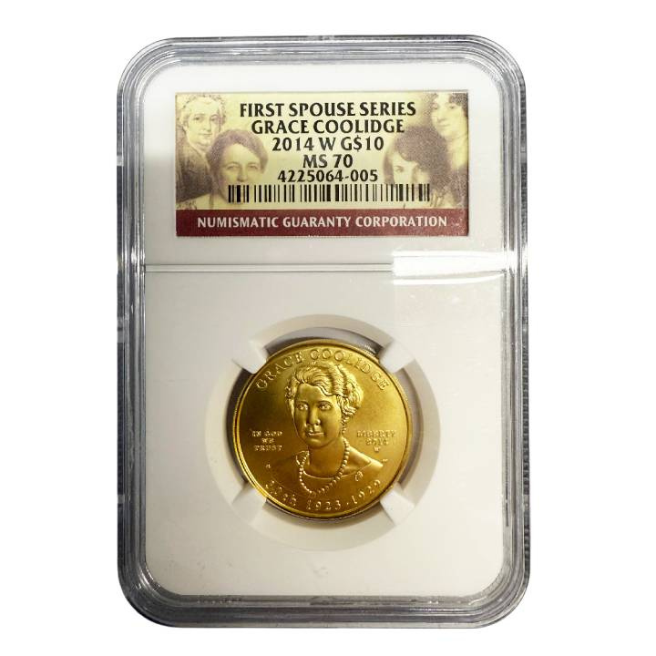 USA: First Spouse – Grace Coolidge 1/2 uncji Złota 2014