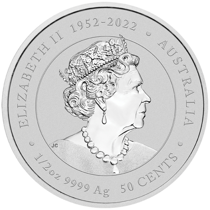 Perth Mint: Lunar III – A sárkány éve „Lila sárkány” színezett 1/2 uncia ezüst 2024
