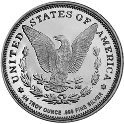 Morgan Dollar 1/4 oz Silver Round
