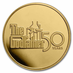 Niue: The Godfather kolorowany 50. rocznica filmu 1 uncja Złota 2022 Proof