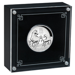 Perth Mint: Lunar III - Rok Koně 1 unce Stříbro 2026 Proof High Relief