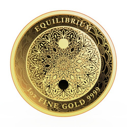 Niue: Equilibrium 1 oz Gold 2023 Prooflike Coin