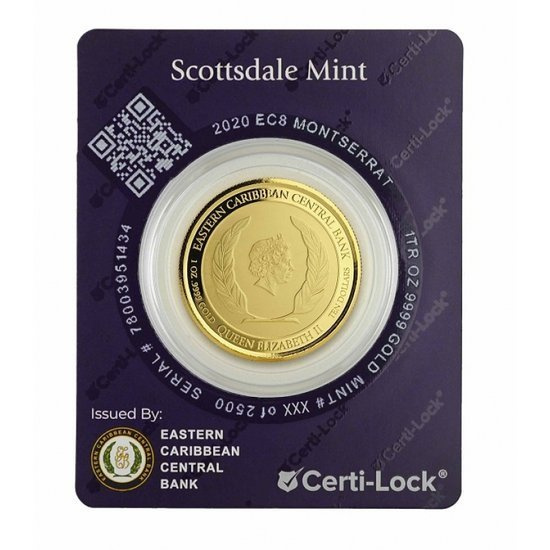 Montserrat Oriole 1 oz Gold 2020