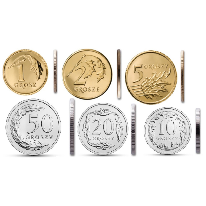 Lengyel forgalmi érmék „Lengyel lepkék” – érmekészlet 1 gr – 50 gr 2011