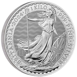 Britannia 1000 gramos Plata 2024