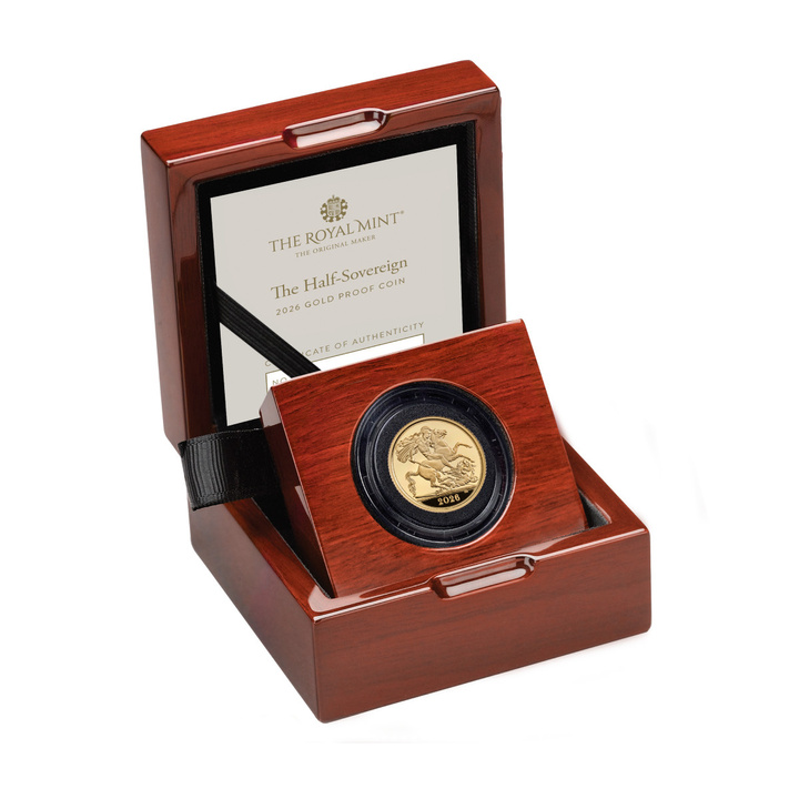 Nagy‑Britannia: 2026 Proof Arany Fél Sovereign