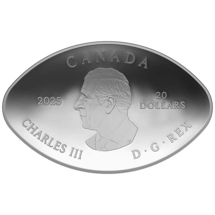 Canada : Œil de dinosaure 1 once d'argent 2025 Proof Shaped Coin