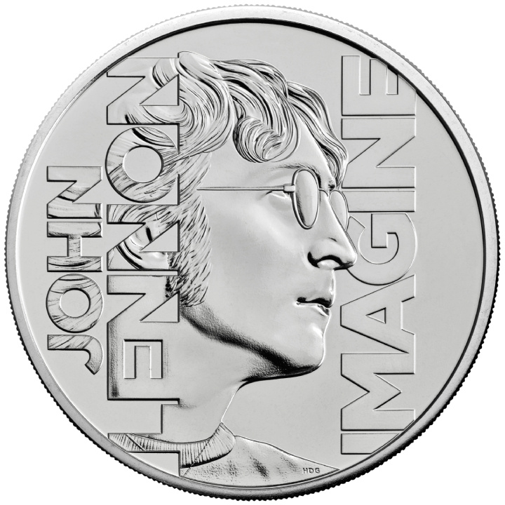 John Lennon £5 rame-nichel 2025