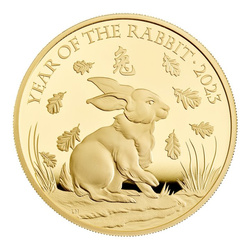 Casa de la Moneda Lunar: Año del Conejo 5 oz Oro 2023 Proof