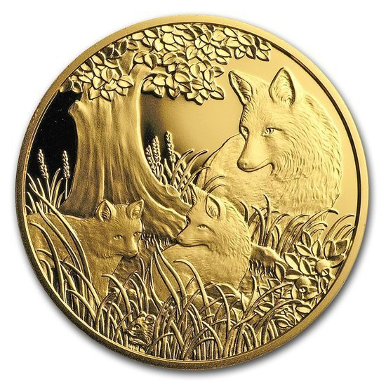 Fauna silvestre en nuestra mira: Zorro 100 Euro 2016 Proof