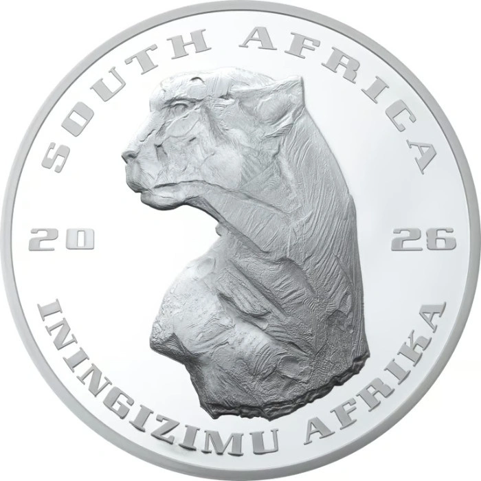 Silver Coin Cheetah 2 oz Silver 2026 Proof High Relief