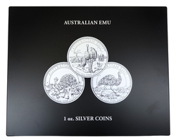 Leuchtturm - Casetă Australian Emu 20 x 1 oz argint