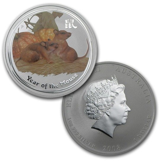 Perth Mint: Lunar II – Az egér éve 4 érme szett 2008